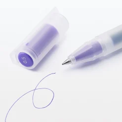 Stylo à bille à encre gel coloré - 0,5 mm - Lot de 10