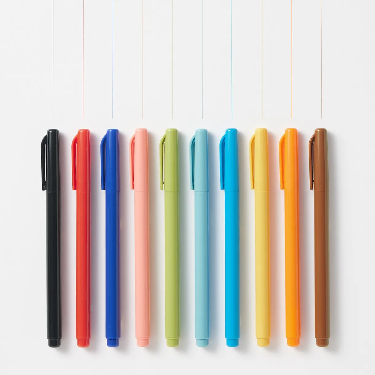 Stylo à encre à base d’eau, pointe fine - 0,5 mm, Vert Olive