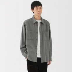 Surchemise en flanelle brossée homme