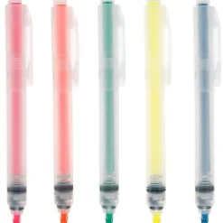 Surligneur fluo à poussoir