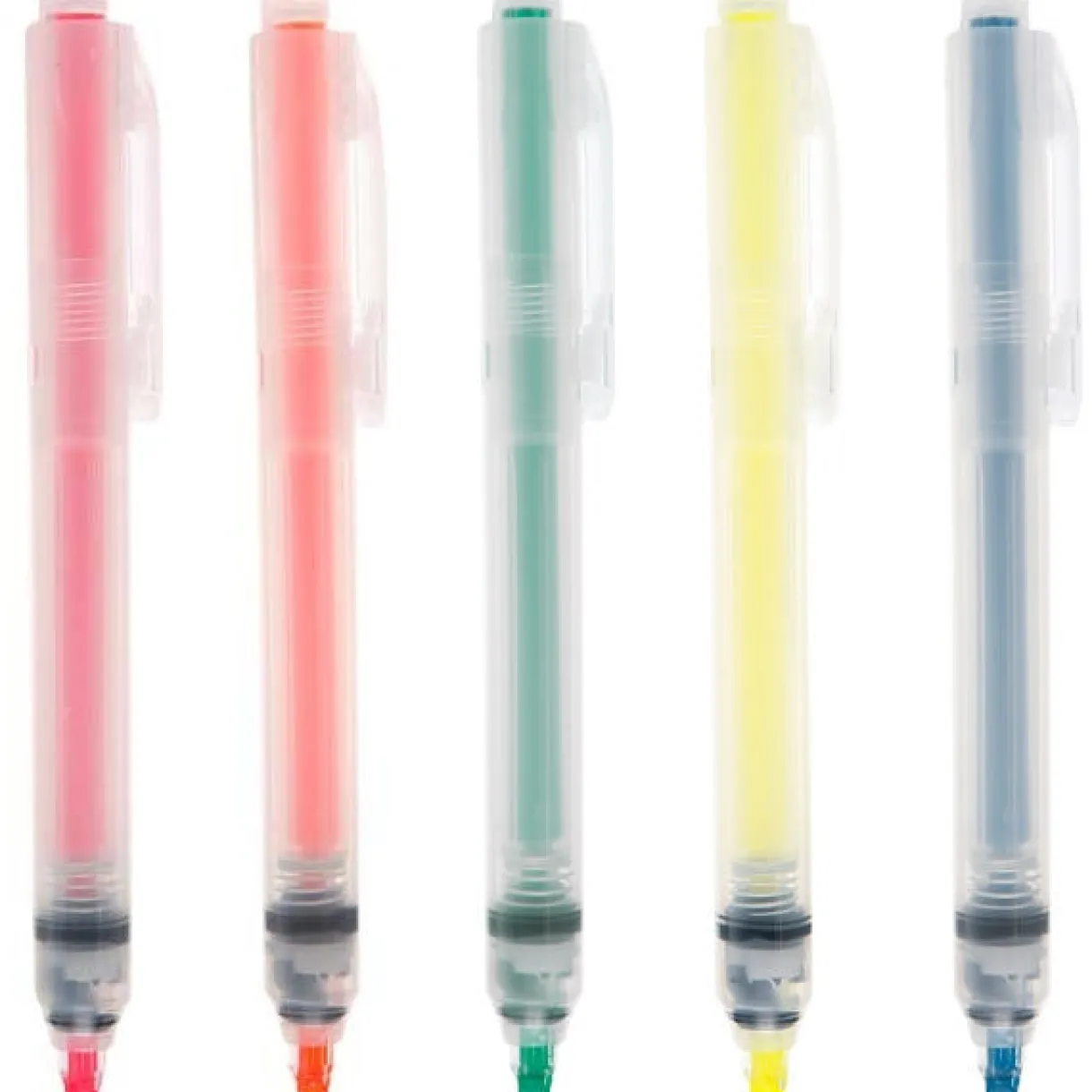 Surligneur fluo à poussoir