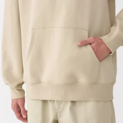 Sweatshirt à capuche en coton mélangé pour homme