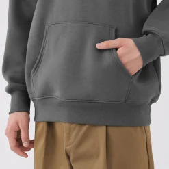 Sweatshirt à capuche en coton mélangé pour homme