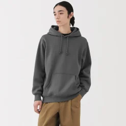 Sweatshirt à capuche en coton mélangé pour homme