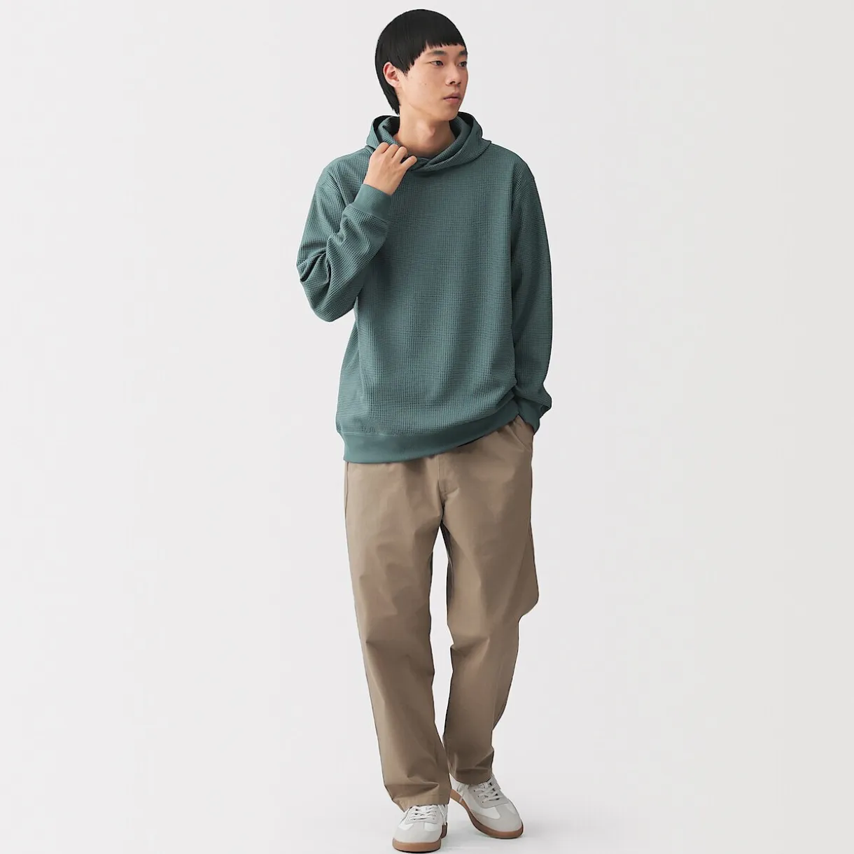 Sweat-shirt à capuche gaufré Quick Dry pour homme