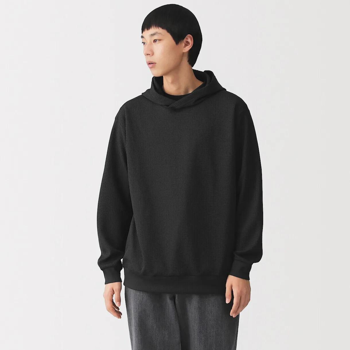 Sweat-shirt à capuche gaufré Quick Dry pour homme