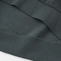 Sweat-shirt à col ras du cou et à double tricot pour homme