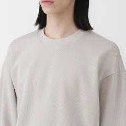 Sweat-shirt à col ras du cou et à double tricot pour homme