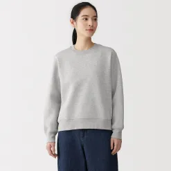 Sweat-shirt en coton mélangé pour femme