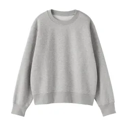 Sweat-shirt en coton mélangé pour femme