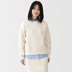 Sweat-shirt en coton mélangé pour femme