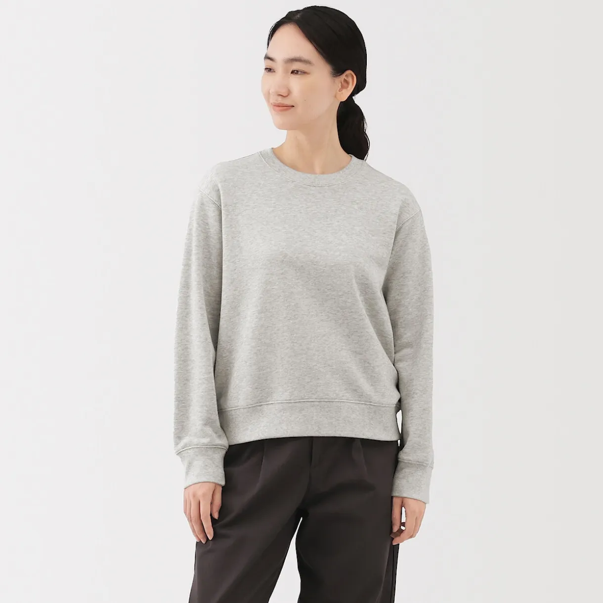 Sweat‐shirt en mélange de coton pour femme