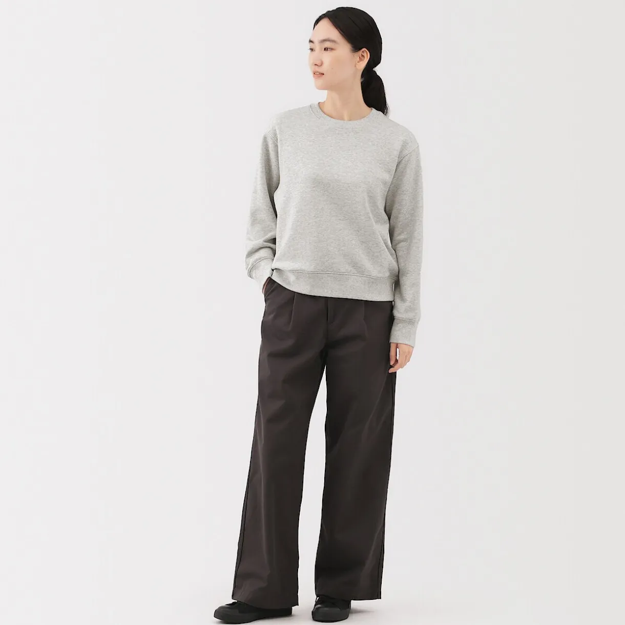 Sweat‐shirt en mélange de coton pour femme