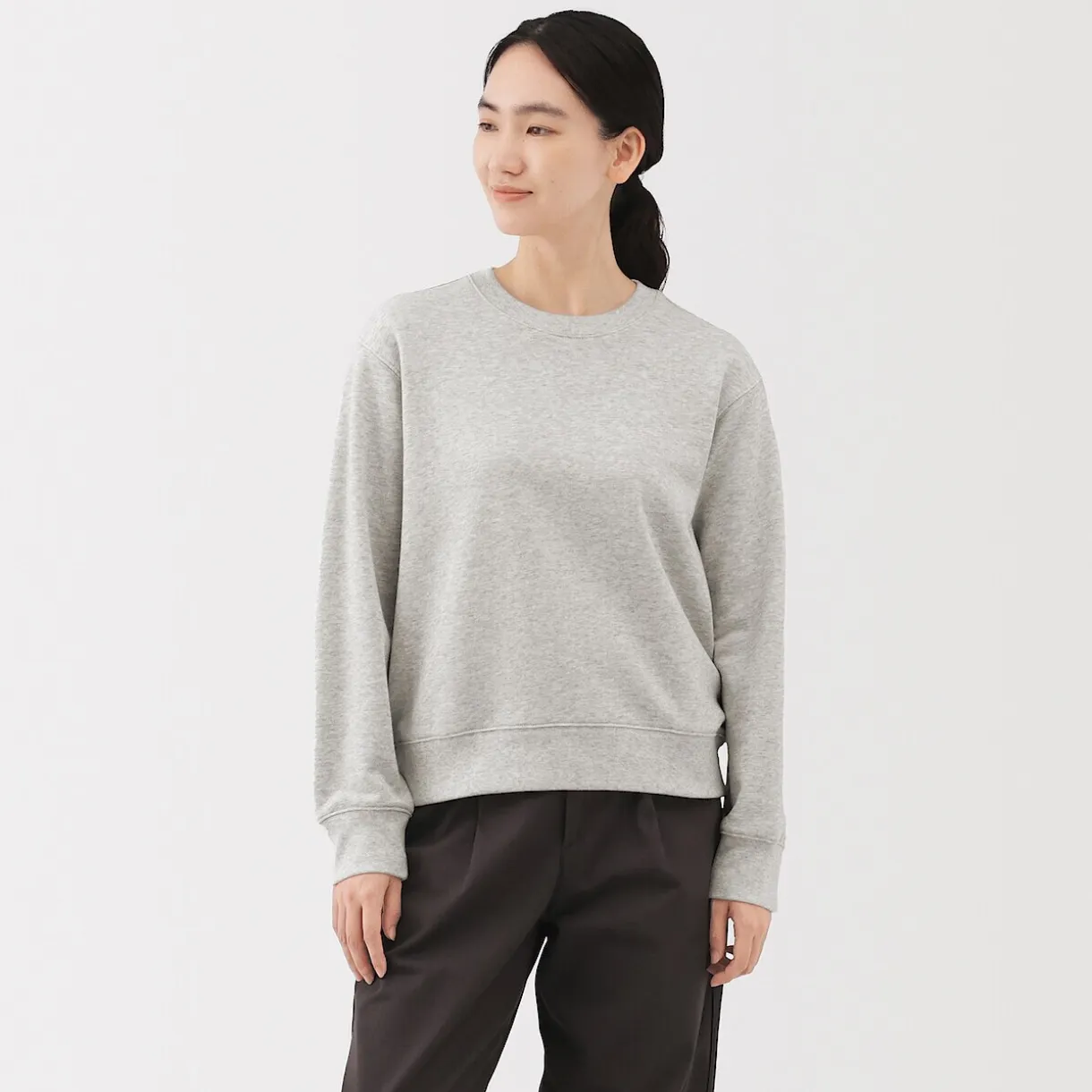 Sweat‐shirt en mélange de coton pour femme