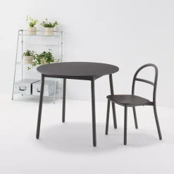 Table en aluminium - Grande - Gris foncé