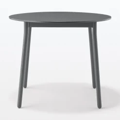 Table en aluminium - Grande - Gris foncé