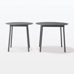 Table en aluminium - Grande - Gris foncé