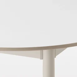 Table en aluminium - Petite - Gris clair