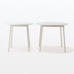 Table en aluminium - Petite - Gris clair