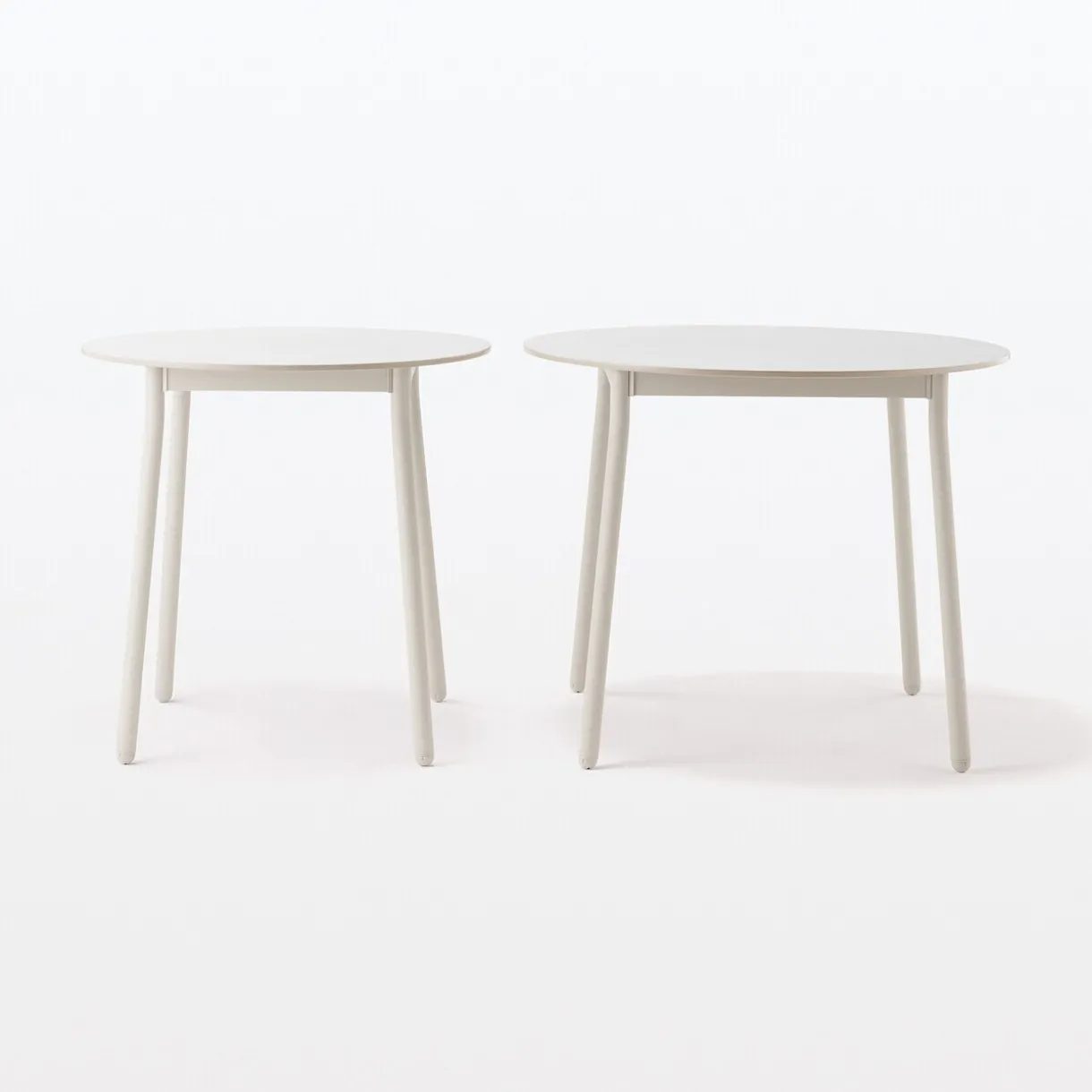 Table en aluminium - Petite - Gris clair