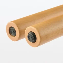 Table en hévéa avec plateau mélaminé rectangulaire ‐ L