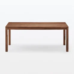 Table en noyer naturel 180cm