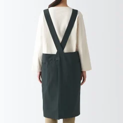 Tablier croisé dans le dos en coton