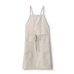Tablier croisé dans le dos en lin