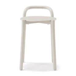 Tabouret en aluminium - Gris clair