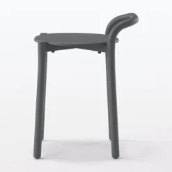 Tabouret en aluminium - Gris foncé