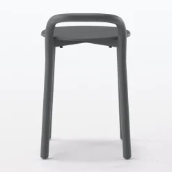 Tabouret en aluminium - Gris foncé