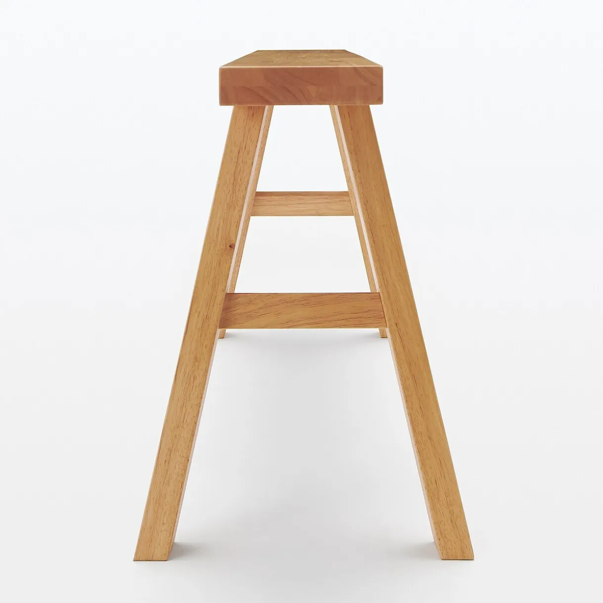 Tabouret en chêne large