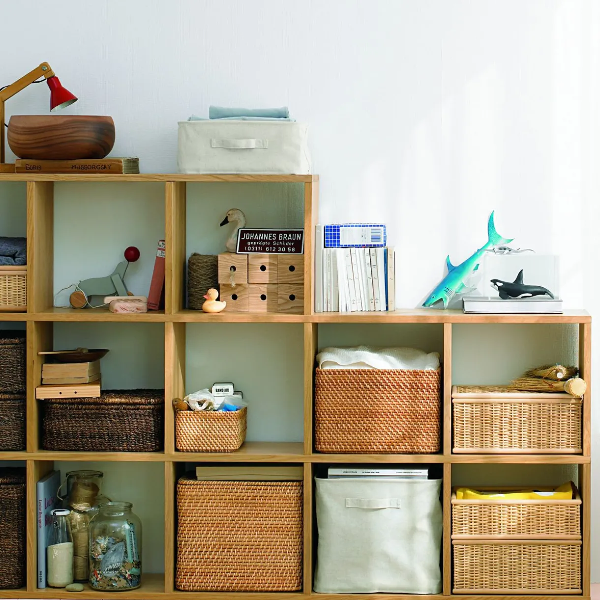 Étagère additionnelle étroite en chêne ‐ 3 niveaux (Dont Eco‐part. 0,82 €)