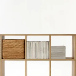 Étagère additionnelle étroite en chêne ‐ 3 niveaux (Dont Eco‐part. 0,82 €)