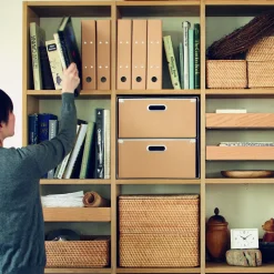 Étagère additionnelle étroite en chêne ‐ 5 niveaux (Dont Eco‐part. 1,80 €)