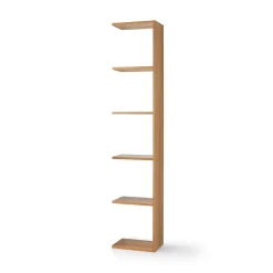 Étagère additionnelle étroite en chêne ‐ 5 niveaux (Dont Eco‐part. 1,80 €)