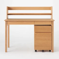 Étagère de bureau en bois de chêne