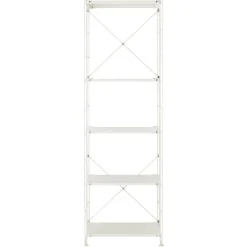 Étagère en acier gris clair - Étroite, grande