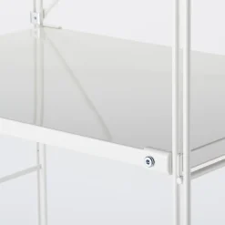 Étagère en acier gris clair - Étroite, grande