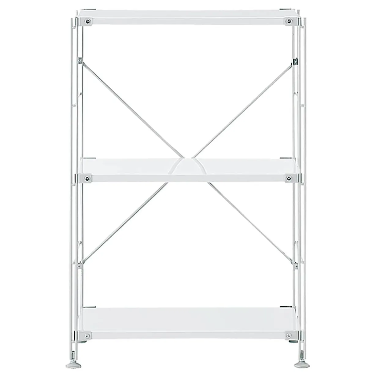 Étagère en acier gris clair - Étroite, petite