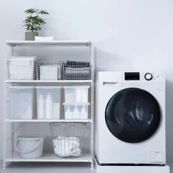 Étagère en acier gris clair - Large, moyenne