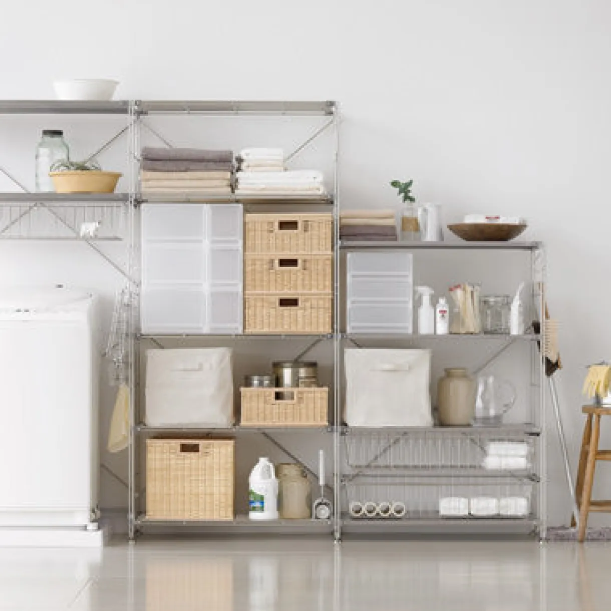 Étagère en acier inoxydable ‐ Large ‐ Grande (Dont Eco‐part. 1,80 €)