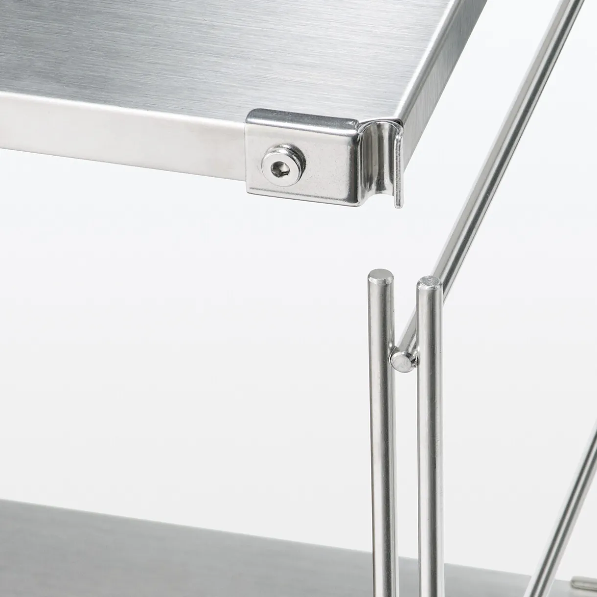 Étagère en acier inoxydable ‐ Large ‐ Grande (Dont Eco‐part. 1,80 €)