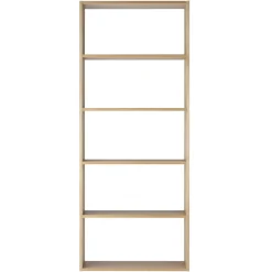 Étagère large en chêne ‐ 5 niveaux (Dont Eco‐part. 3,90 €)