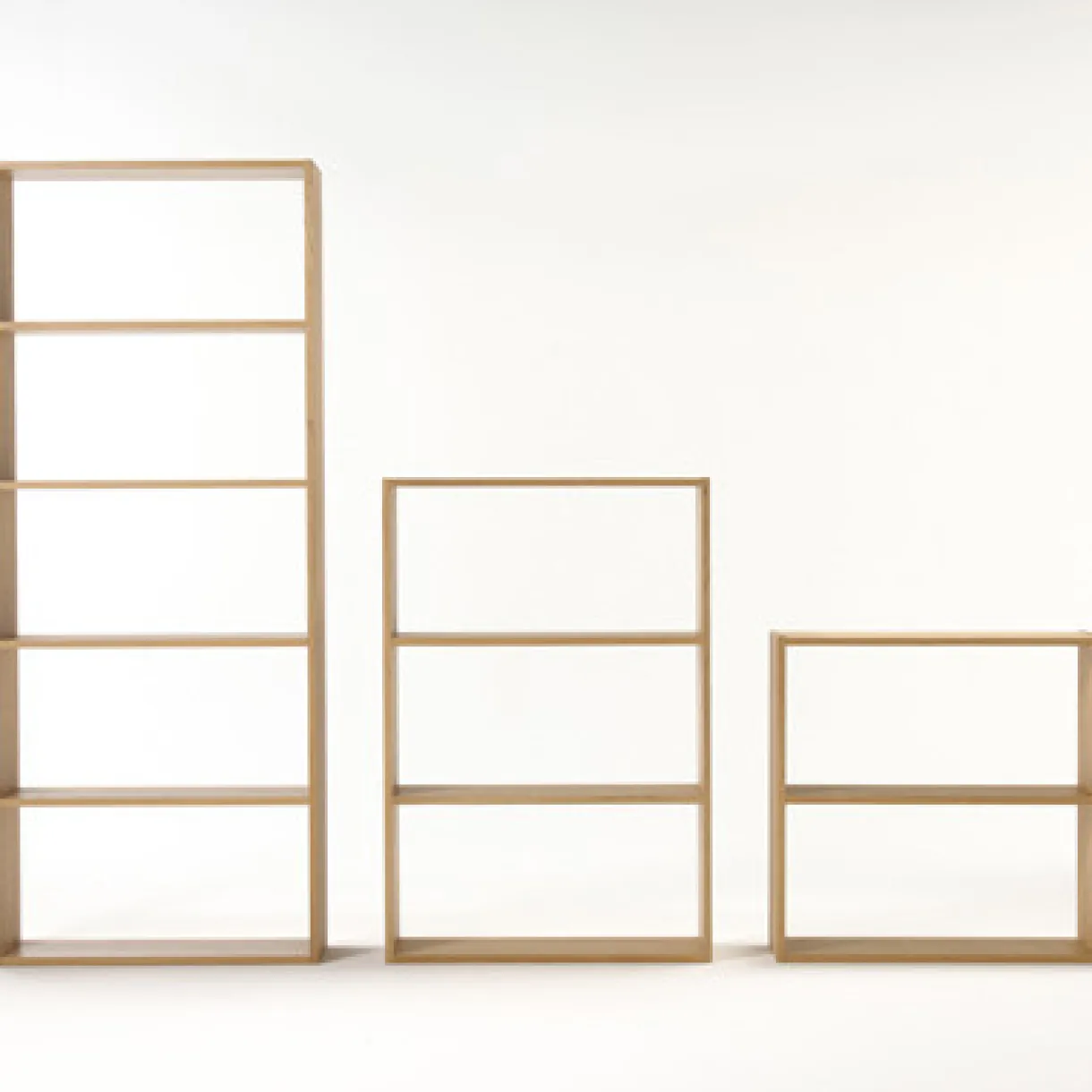 Étagère large en chêne ‐ 3 niveaux (Dont Eco‐part. 1,80 €)