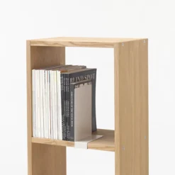 Étagère étroite en chêne ‐ 5 niveaux (Dont Eco‐part. 2,80 €)