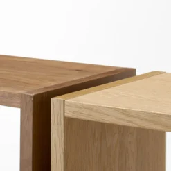 Étagère étroite en chêne ‐ 5 niveaux (Dont Eco‐part. 2,80 €)