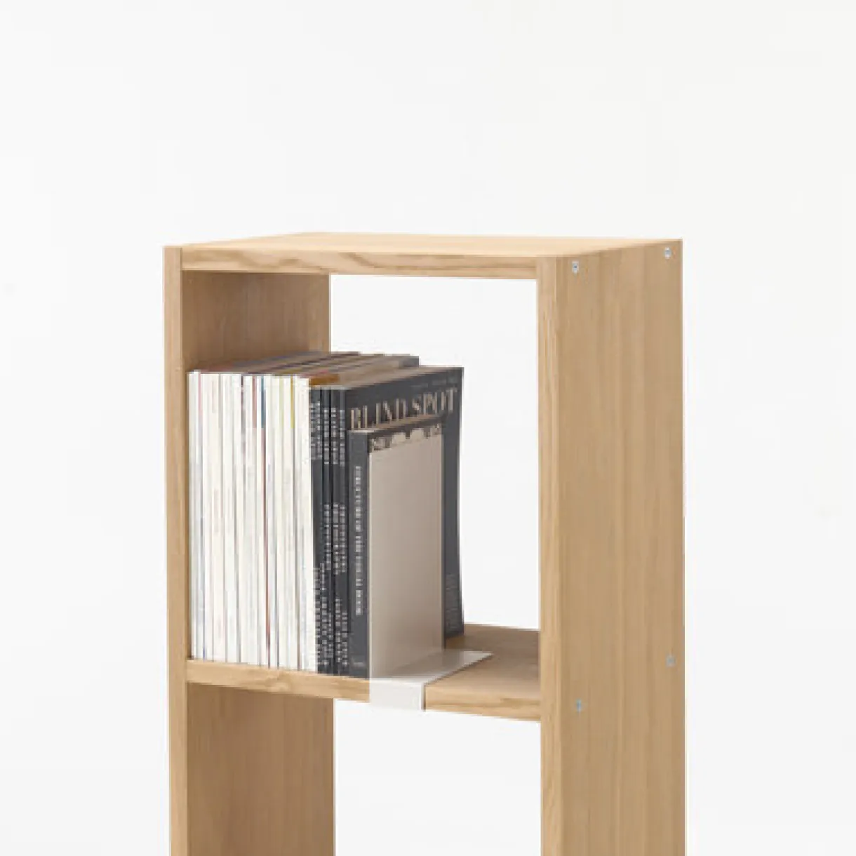 Étagère étroite en chêne ‐ 2 niveaux (Dont Eco‐part. 0,82 €)