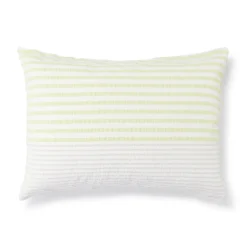 Taie d'oreiller en coton Seersucker 65 x 65 cm