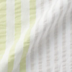 Taie d'oreiller en coton Seersucker 65 x 65 cm